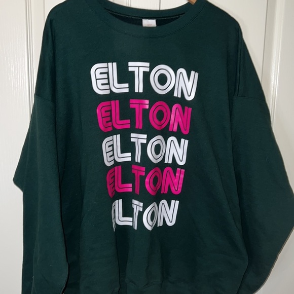 Graphic Elton John Colorful Crewneck Sweatshirt - Picture 2 of 4